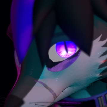 Avatar do Bjorn: furry de olho roxo brilhante